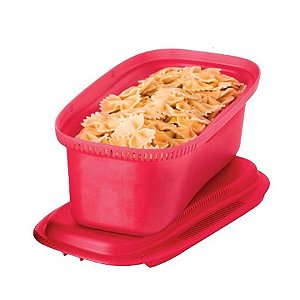 Tupperware Instant Massa Retangular 1,9 Litros Vermelha