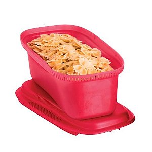 Tupperware Instant Massa Retangular 1,9 Litros Vermelha