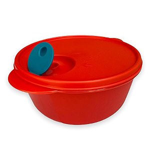 Tupperware Cristalwave Redondo 1,5 Litros Vermelho