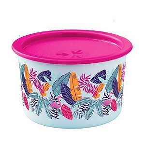 Tupperware Mini Instantânea Slim 575ml Flamingo Tropical