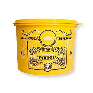 Tupperware Caixa Clássica Farinha 1,8kg Amarela