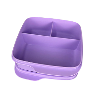 Tupperware® Basic Line 550ml Com Divisórias Lilás Sorbet