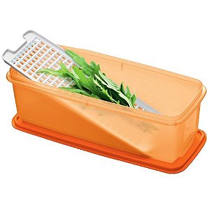 Tupperware Super Caixa Sereia 4,3 Litros Laranja