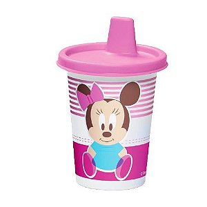 Tupperware Copo Baby Minnie 200ml Rosa