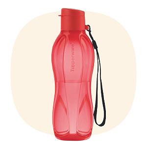 Tupperware Eco Garrafa Plus 500ml Fire Vermelha