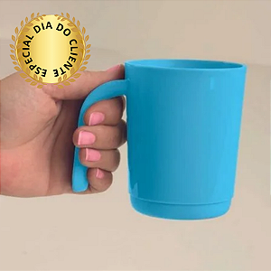 Tupperware Caneca Ilúmina 350ml Azul Pacific