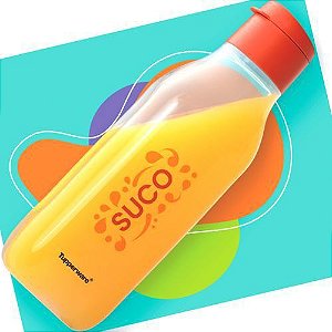 Tupperware Eco Garrafa Suco Quadrada Plus 1 Litro