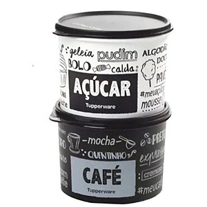 Tupperware Caixa Café e Açúcar PB 2 Pecas