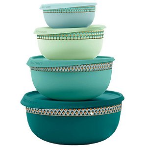 Tupperware Kit Tigela Toque Mágico Folhagem 4 Pecas