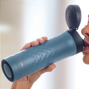 Tupperware® Garrafa Térmica Facets Thermal Flask 430ml Cinza