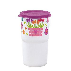 Tupperware Copo Colors Caminho das Flores 350ml