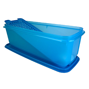 Tupperware Sereia Super Caixa 4,3 Litros Azul