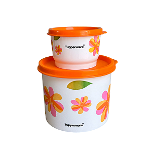 Tupperware Redondinha + Potinho Florescência