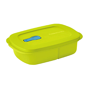Tupperware Cristalwave Retangular com Divisórias Margarita 1L