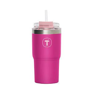 Tupperware® Copo Térmico Big T com Canudo 630ml Rosa Pink