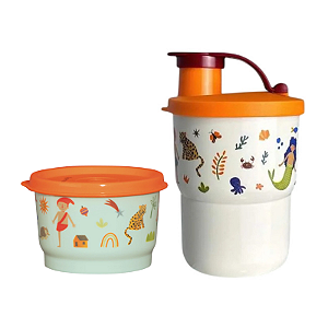 Tupperware® Kit Potinho e Copinho com Bico Folclore