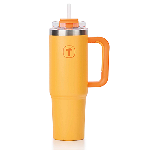 Tupperware® Copo Térmico Big T com Canudo 1,1L Damasco
