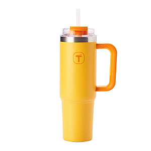 Tupperware®  Copo Térmico Big T com Canudo 1,1L Damasco