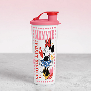 Tupperware Copo Com Bico Pop Minnie 470 ml