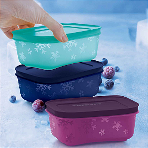 Tupperware Kit Freezer Line 3 Pecas