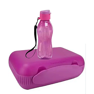 Kit Porta Lanche com Divisoria e Eco 310ml