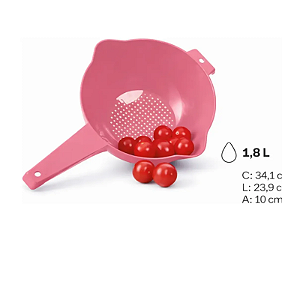 Tupperware Escorredor Indispensável 1,8L Rosa