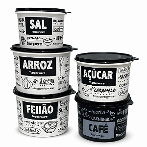Tupperware Conjunto Armazenagem PB 5 Pecas
