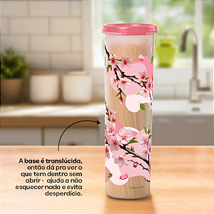 Tupperware Modular Redondo Flor de Cerejeira 1.1L Nº 5