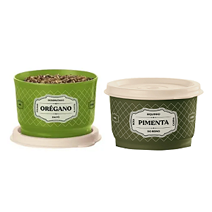 Tupperware Kit Potinhos Temperos Essences 2 Pecas