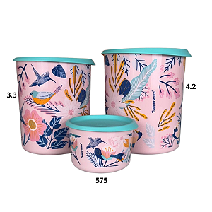 Tupperware Kit Instantâneas Magica Vila das Flores 3 Pecas