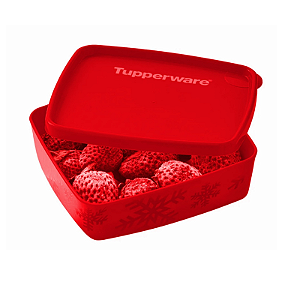 Tupperware Mini Jeitosinho Neve 250ml Vermelho