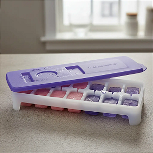 Tupperware Forma de Gelo Fácil 14 Cubos - Azul