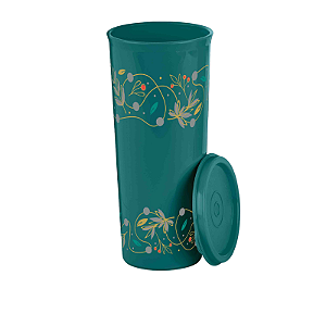 Tupperware Copo Com Tampa 470ml Tempo de Celebar