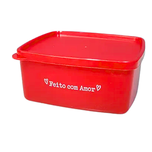 Tupperware Jeitosinho 400ml Feito Com Amor