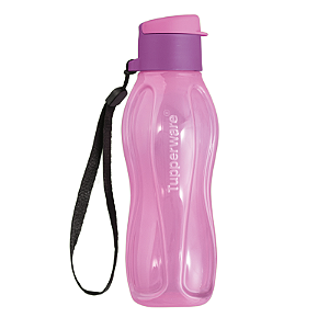 Tupperware Eco Garrafa Plus 310ml Rosa Tutu