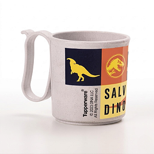 Tupperware Caneca Jumbo Jurassic Word Salve Os Dinos 280ml