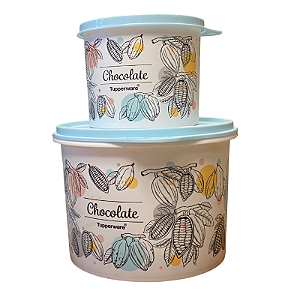 Tupperware Kit Caixa Origem Chocolate 2 Pecas