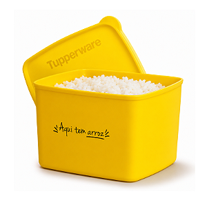 Tupperware Jeitoso 800ml Aqui Tem Arroz