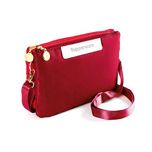 Tupperware Bolsa Transversal Premium Cherry