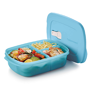 Tupperware® Cristalwave Retangular Geração II 1 Litro Azul Céu