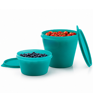 Tupperware Kit Tigela Classic Verde 2 Peças
