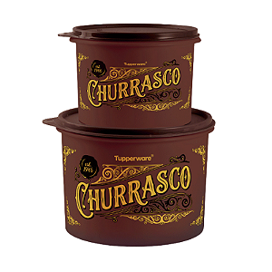 Tupperware Kit Churrasco Supremo 1,1L + 2,4L