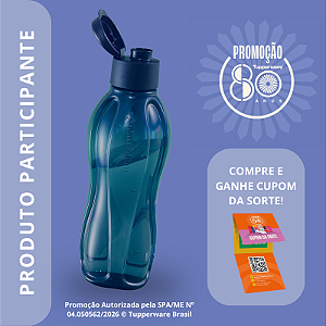 Tupperware Eco Garrafa 1 Litro Azul Noturno