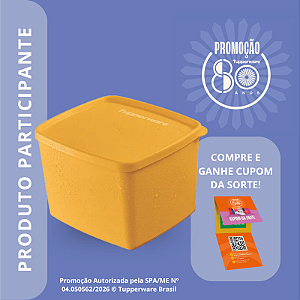 Tupperware Jeitoso Amarelo Acafrao 800ml