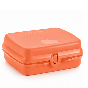 Tupperware Porta Lanche Laranja Claro