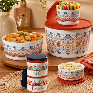 Tupperware Tigelas Ilumina Harmonia 6 Pecas