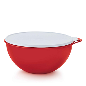 Tupperware Maxi Criativa 7,8 Litros Vermelha Tampa Branca