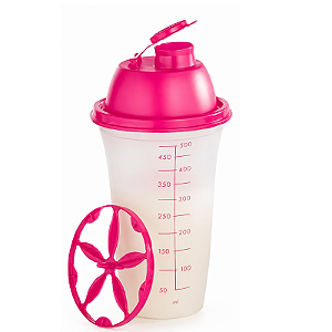 Tupperware Quick Shake 500ml Rosa Ciclete