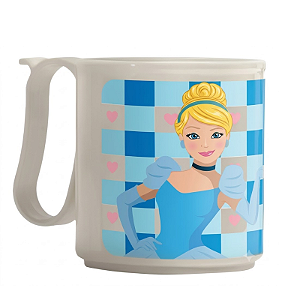 Tupperware Caneca Jumbo Princesas 280ml Cinderela