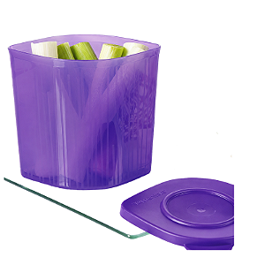 Tupperware Fresh N Cool Quadrado 1 Litro Roxo